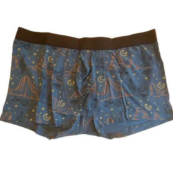 MeUndies Men’s Large Trunk Desert Sky Blue 3” Inseam Micromodal Breathable New - Picture 13 of 13